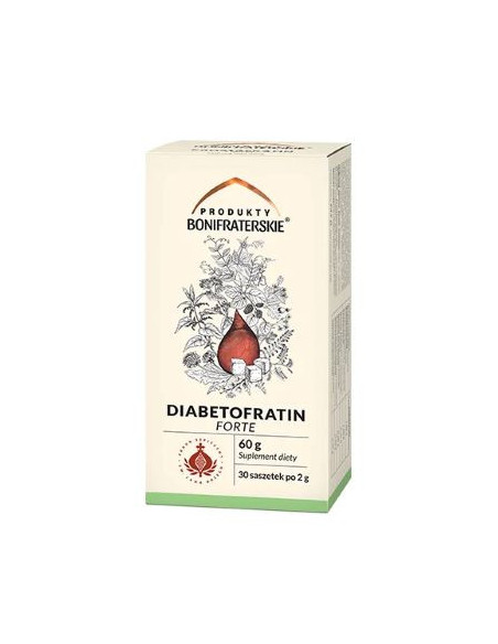 Diabetofratin forte fix - 30x2g - Produkty Bonifraterskie