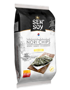Chipsy nori klasyczne bezglutenowe - 4,5g - Sen Soy