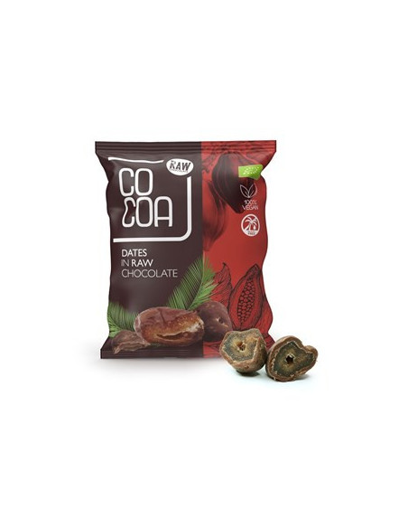 Daktyle w Surowej Czekoladzie Bio - 70g - Cocoa