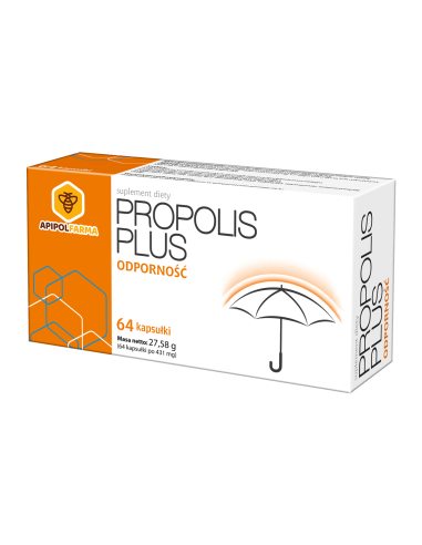 Propolis Plus - 64kaps - Apipol-Farma