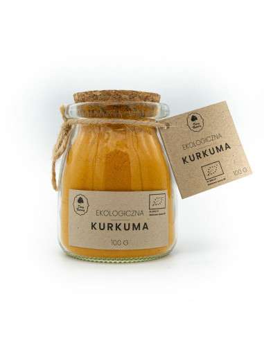 Kurkuma Eko w słoiczku - 100g - Dary Natury
