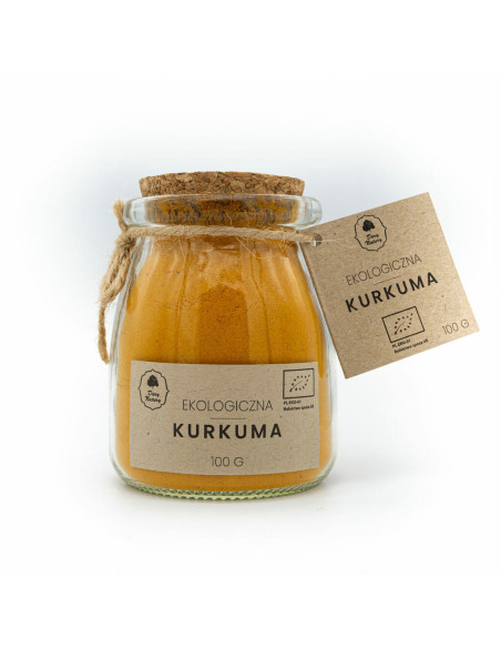 Kurkuma Eko w słoiczku - 100g - Dary Natury