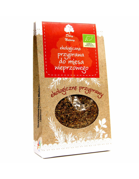 Podlaska przyprawa do mięsa wieprzowego Eko - 40g - Dary Natury