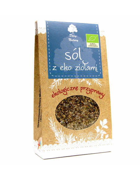 Sól z ziołami Eko - 100g - Dary Natury