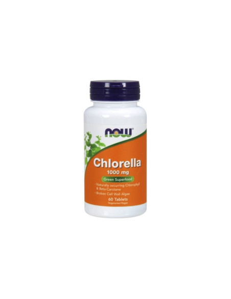 Chlorella 1000mg - 60tabl - Now Foods