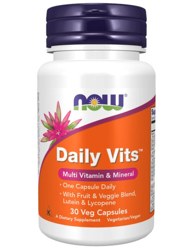 Daily Vits - 30kaps - Now Foods