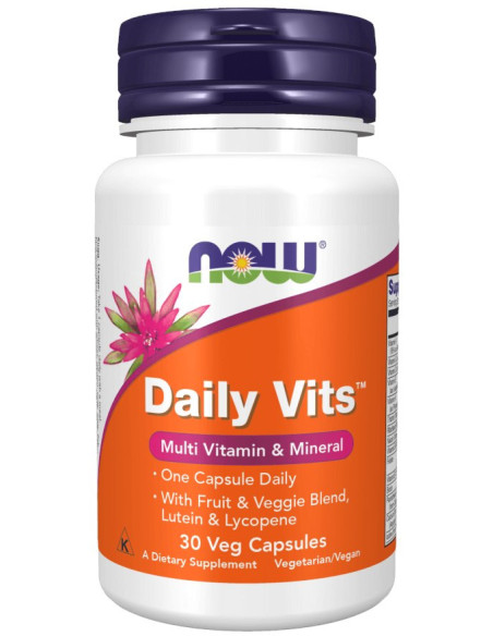 Daily Vits - 30kaps - Now Foods
