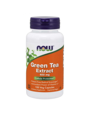Green tea extract Zielona Herbata 400mg - 100kaps - Now Foods