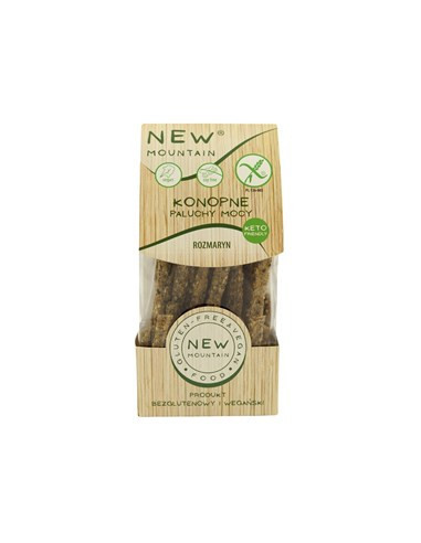 Paluchy mocy konopie z rozmarynem bezglutenowe - 200g - New Mountain