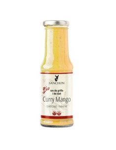 Sos curry mango bezglutenowy bio - 210ml - Sanchon
