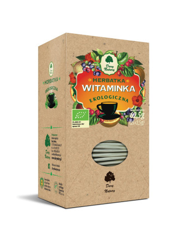 Herbatka witaminka eko fix - 25x2,5g - Dary Natury