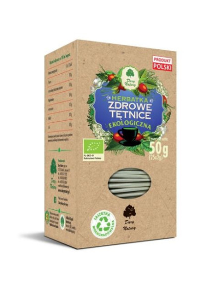 Herbatka zdrowe tętnice Eko fix - 25x2g - Dary Natury