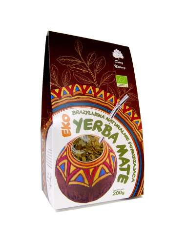 Yerba Mate brazylijska naturalnie pobudzająca - 200g - Dary Natury