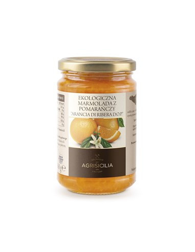 Marmolada z pomarańczy sycylijskich bio - 360g - Agriscilia