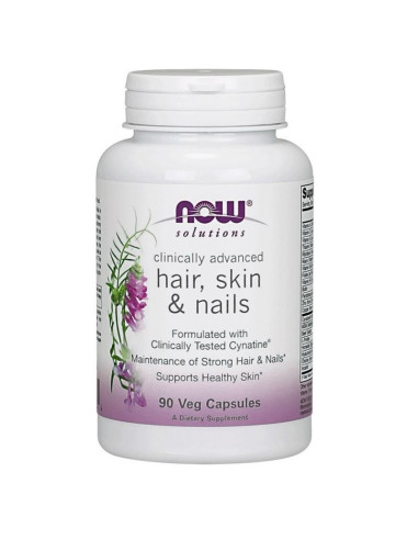 Hair Skin Nails - 90 kaps - NOW FOODS