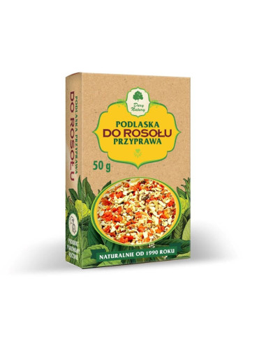 Ekologiczna przyprawa do rosołu - 50g - Dary Natury