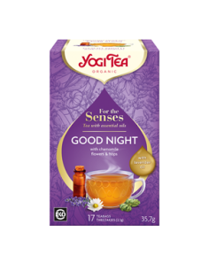 Herbatka Dla Zmysłów Na Dobranoc Z Olejkiem Lawendowym BIO 20 saszetek - 42g - Yogi Tea