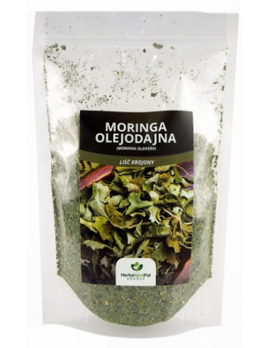 Moringa Liść Krojony - 250g - Herbanordpol