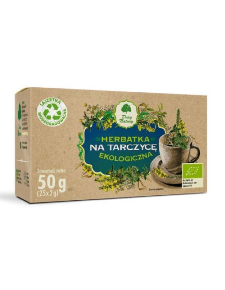 Herbatka na tarczycę EKO - 25x2g - Dary Natury