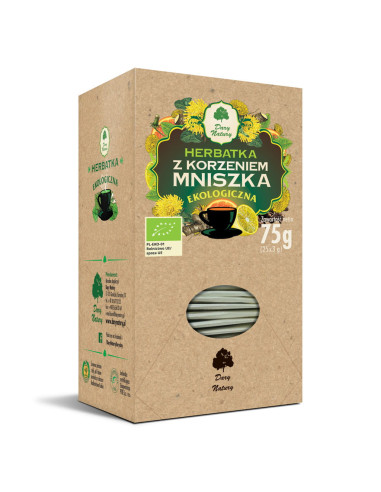 Herbata z korzenia mniszka bio - 25x3g - Dary Natury