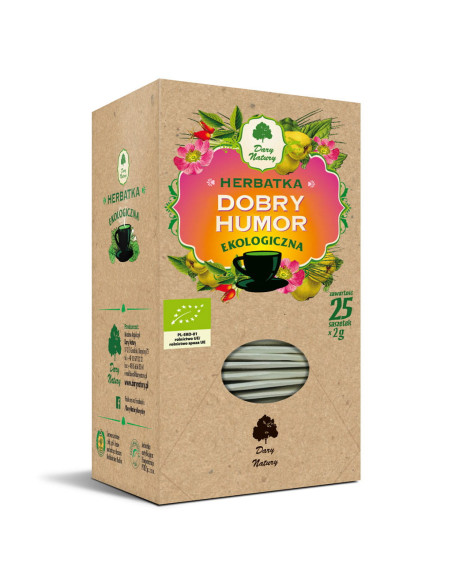 Herbatka Dobry humor BIO - 3g x 15sasz - Dary Natury