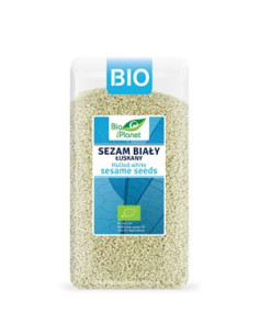 Sezam biały łuskany Bio - 400g - Bio Planet