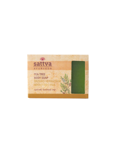 Mydło w kostce do ciała drzewo herbaciane - 125g - SATTVA (AYURVEDA)