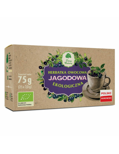 Herbatka jagodowa - 25x3g - Dary Natury