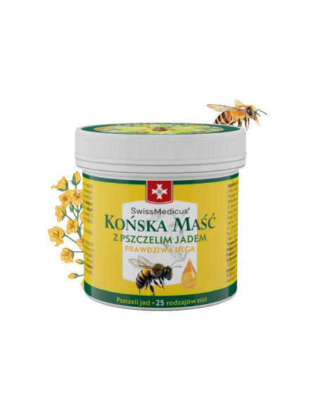 Końska maść z pszczelim jadem - 150ml - Herbamedicus