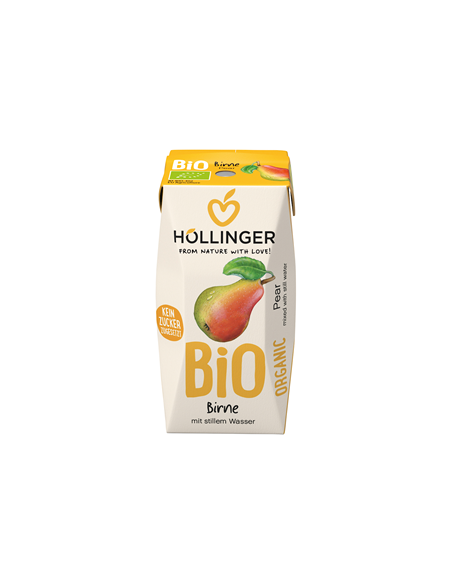 Nektar gruszkowy bez cukru Bio - 200ml - Hollinger