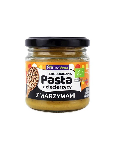 Pasta warzywna z ciecierzycą Bio - 185g - Naturavena