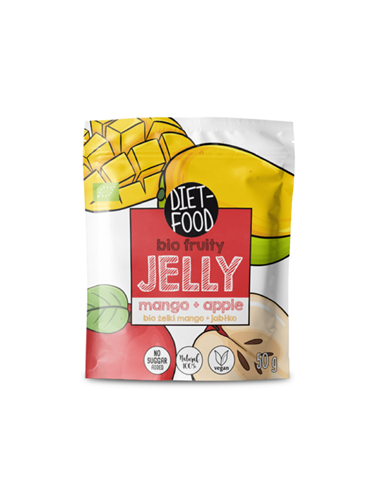 Żelki owocowe mango jabłko Bio - 50g - Diet-Food