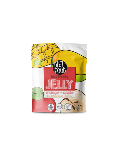 Żelki owocowe mango jabłko Bio - 50g - Diet-Food
