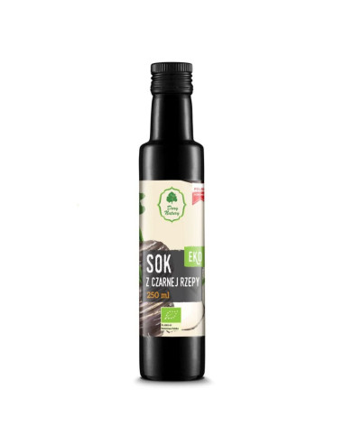 Sok z czarnej rzepy EKO - 250ml - Dary Natury