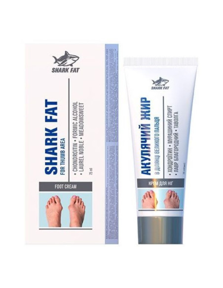 Krem do stóp tłuszcz rekina z liściem laurowym haluksy - 75ml - Aram