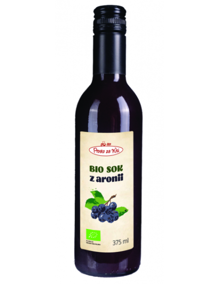 Sok aronia Bio - 375ml - Prosto ze Wsi