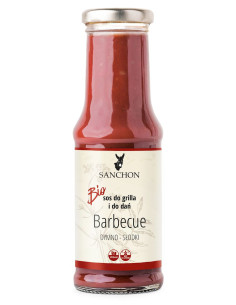 Sos BBQ bezglutenowy BIO - 210ml - Sanchon