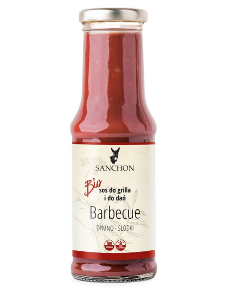 Sos BBQ bezglutenowy BIO - 210ml - Sanchon
