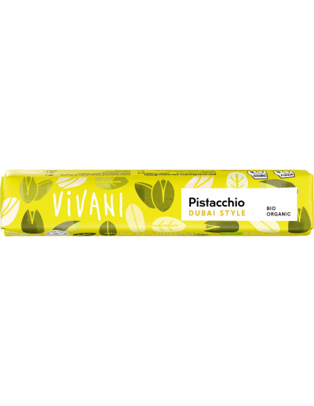 Baton pistacjowy w stylu dubajskim BIO - 40g - Vivani
