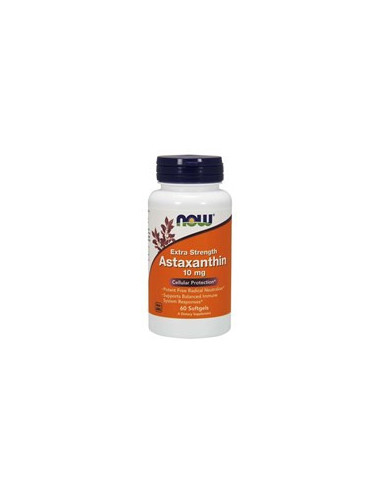 Astaksantyna 10mg - 60kaps - Now Foods