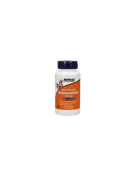 Astaksantyna 10mg - 60kaps - Now Foods