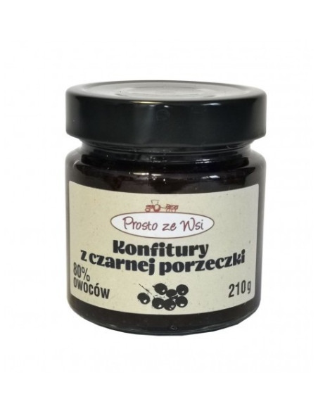 Konfitury z czarnej porzeczki z całymi owocami - 245g - Anna Duda