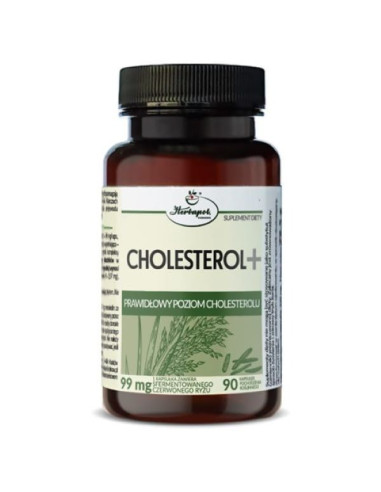 Cholesterol + 99mg - 90kaps - Herbapol Kraków