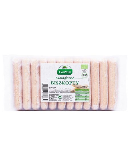 Ekologiczne biszkopty dla dzieci Bio - 200g - EkoWital