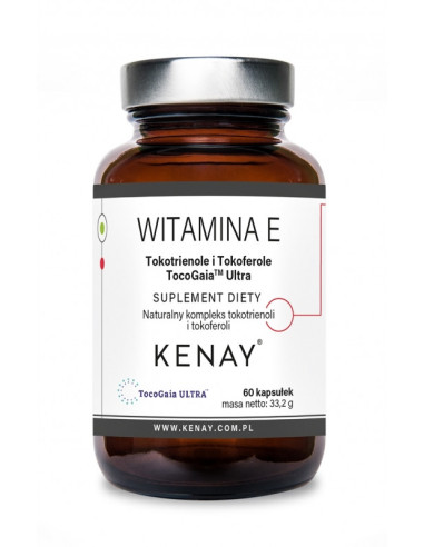 Witamina E tokotrienole i tokoferole TocoGaia Ultra - 60kaps - Kenay