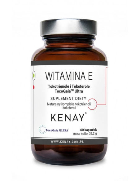 Witamina E tokotrienole i tokoferole TocoGaia Ultra - 60kaps - Kenay