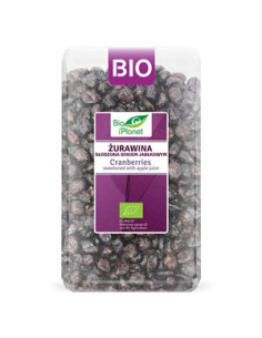 Żurawina słodzona sokiem jabłkowym Bio - 1kg - Bio Planet