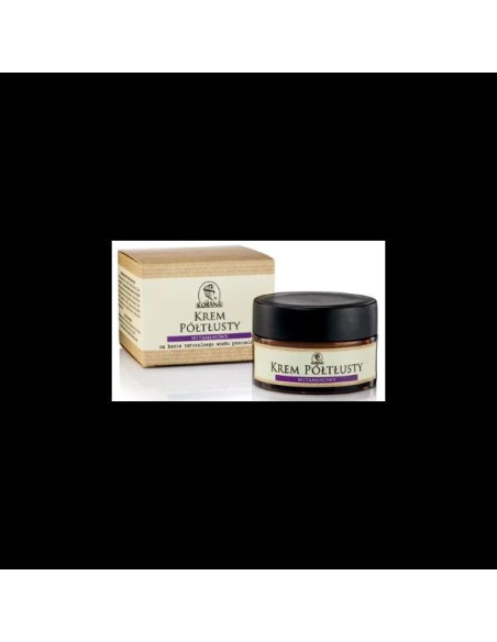 Krem półtłusty witaminowy na bazie naturalnego wosku pszczelego - 50ml - Korana