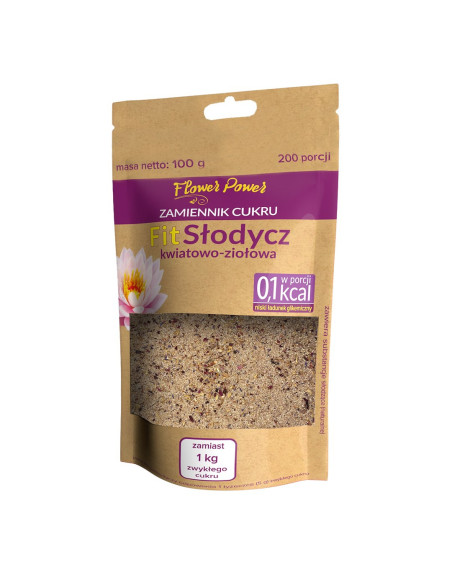 Fitcukier kwiatowo-ziołowy - 100g - Flower Power