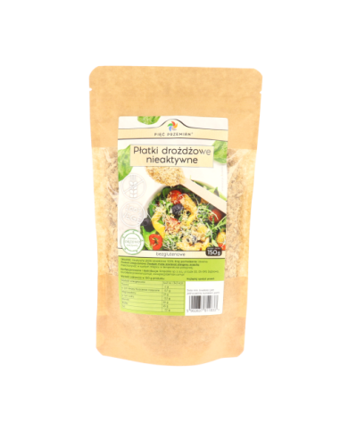 Płatki drożdżowe nieaktywne bezglutenowe - 150g - Pięć Przemian